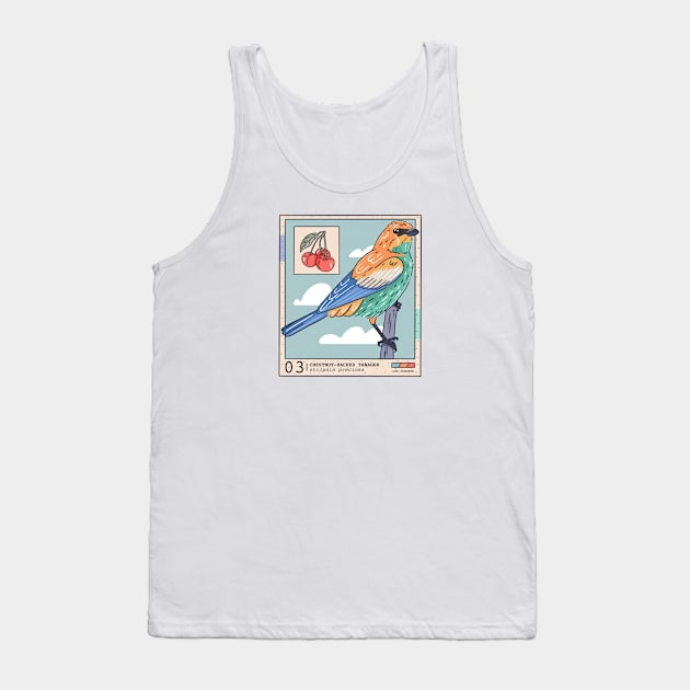 Chestnut-backed Tanager Tank Top by fernandaschallen